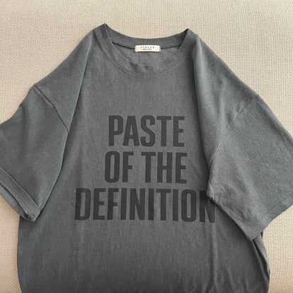 ワントーンロゴBOXTシャツ