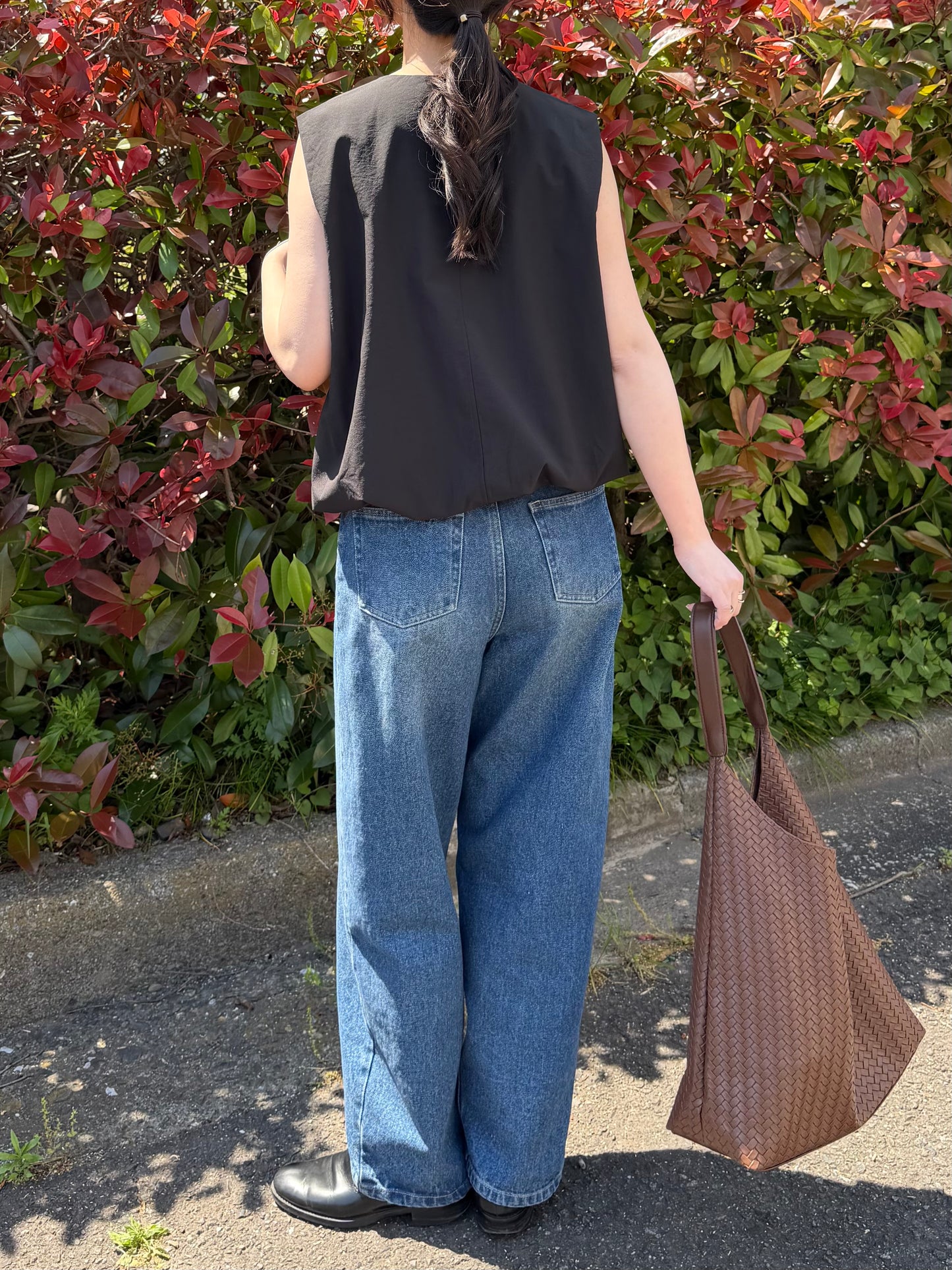 ノーカラーコクーンベスト