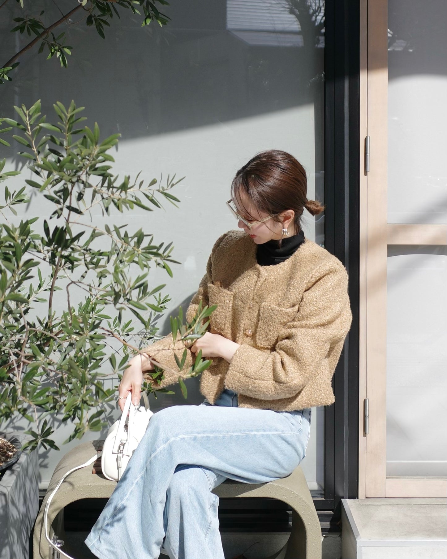 ポップコーンツイードジャケット