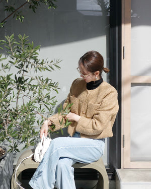 ポップコーンツイードジャケット