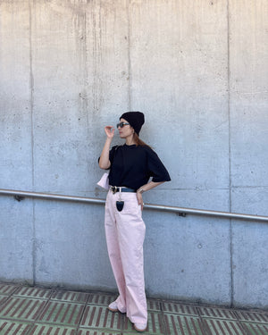 ピンクストレートパンツ