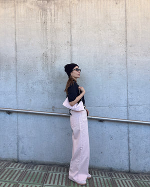 ピンクストレートパンツ