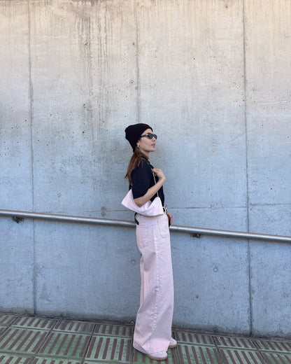ピンクストレートパンツ