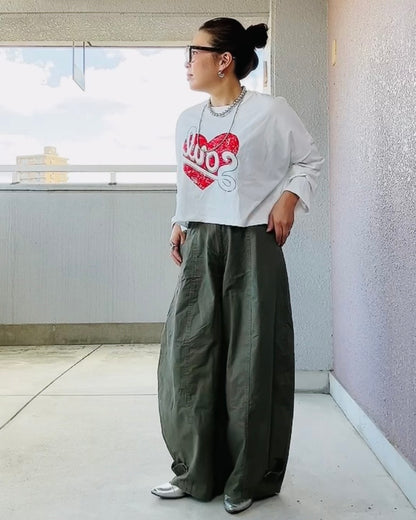 ビンテージライクバルーンパンツ