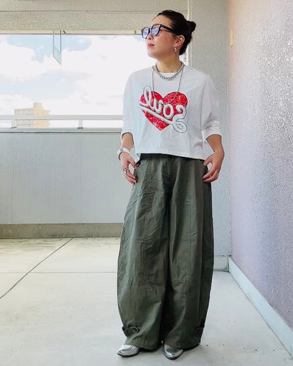 ビンテージライクバルーンパンツ