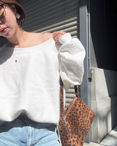 ワンショルダースウェット