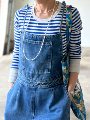 デニムサロペット