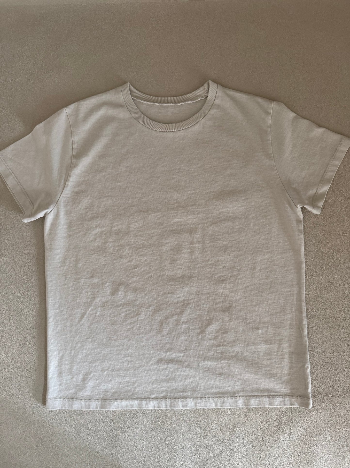 バイオウォッシュクルーネックTシャツ