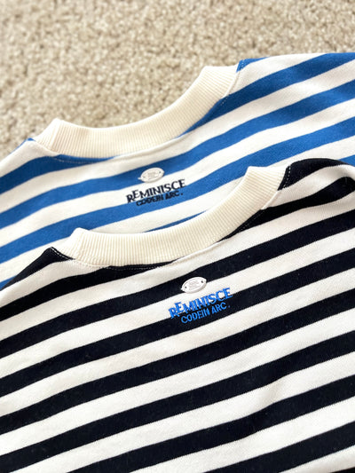 ボーダースウェットシルバータグ