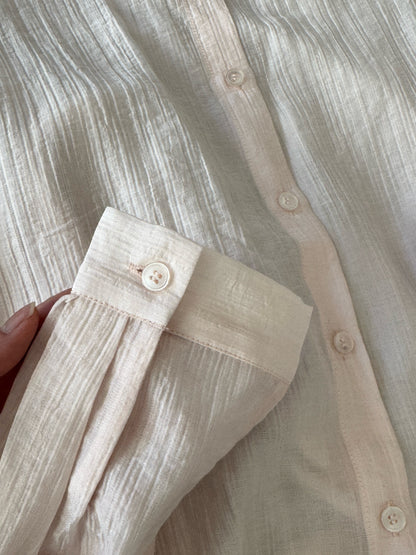 エアーテンセルオーバーフィットシャツ