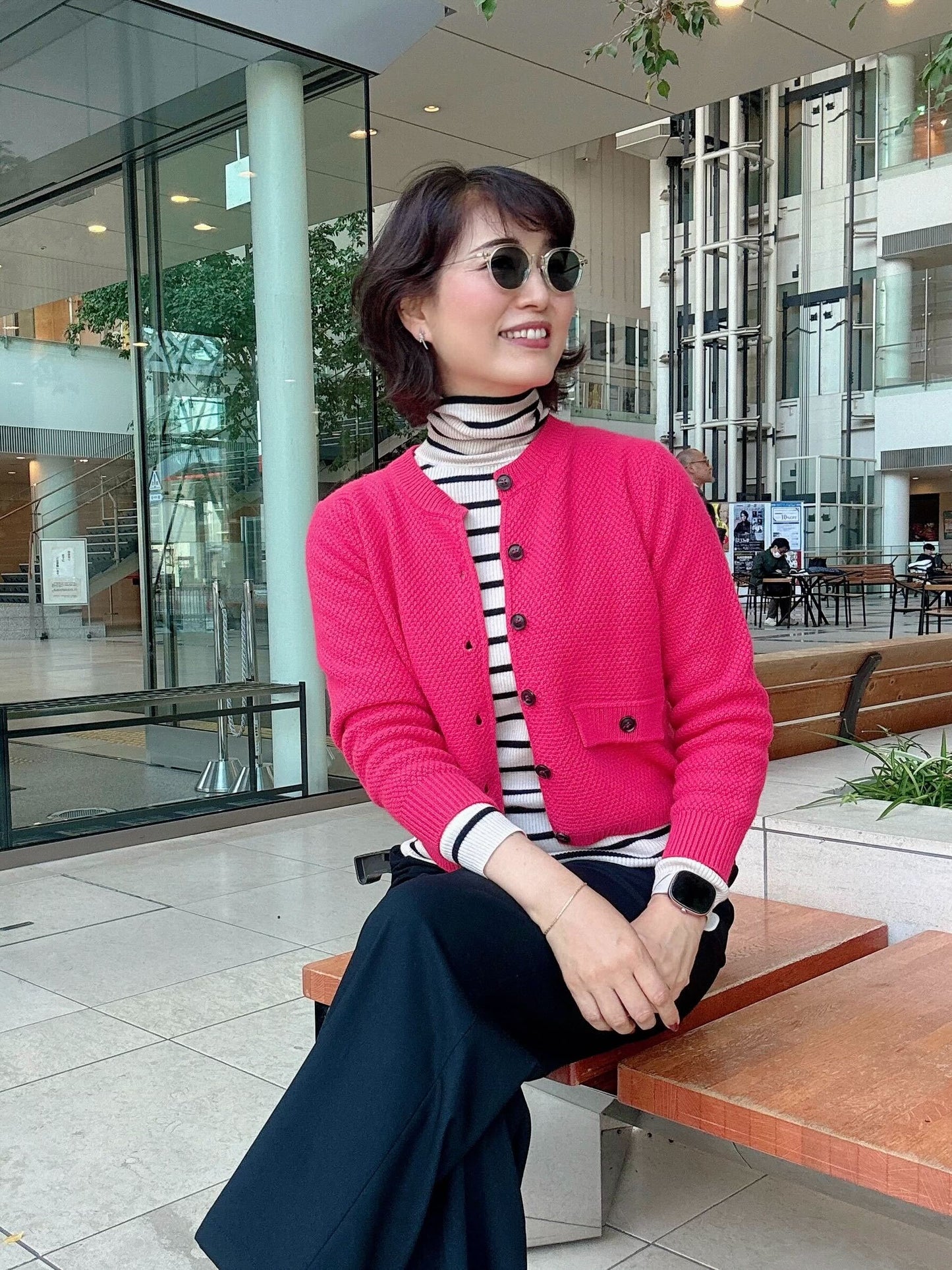 カシミヤフィオナニットカーディガン