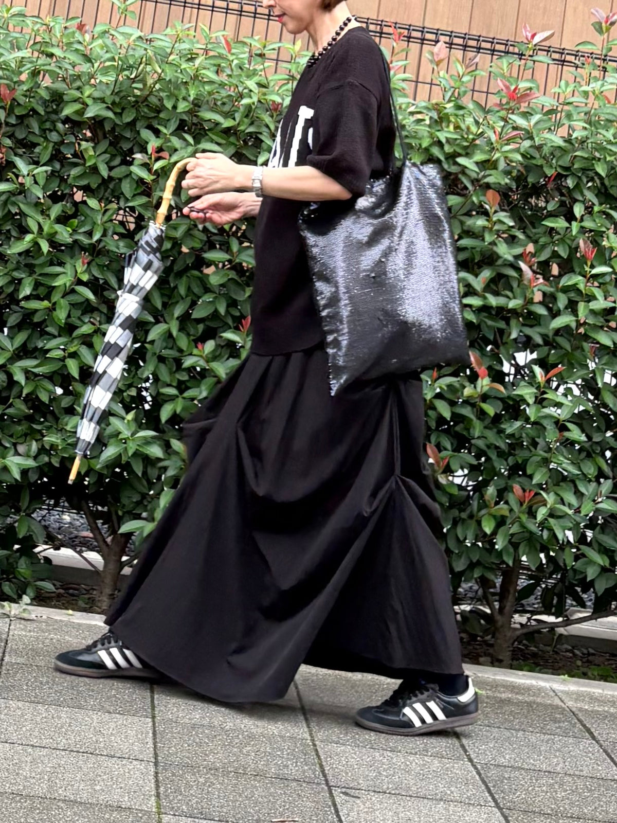 PARISビッグロゴ オーバーサイズニット