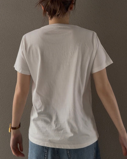 バイオウォッシュクルーネックTシャツ