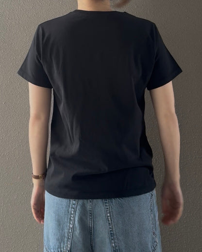バイオウォッシュクルーネックTシャツ