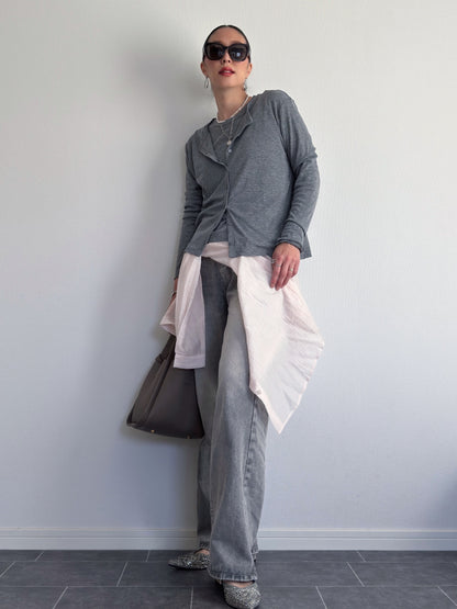 エアーテンセルオーバーフィットシャツ