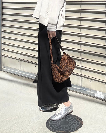 スエードロングスカート