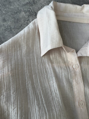 エアーテンセルオーバーフィットシャツ