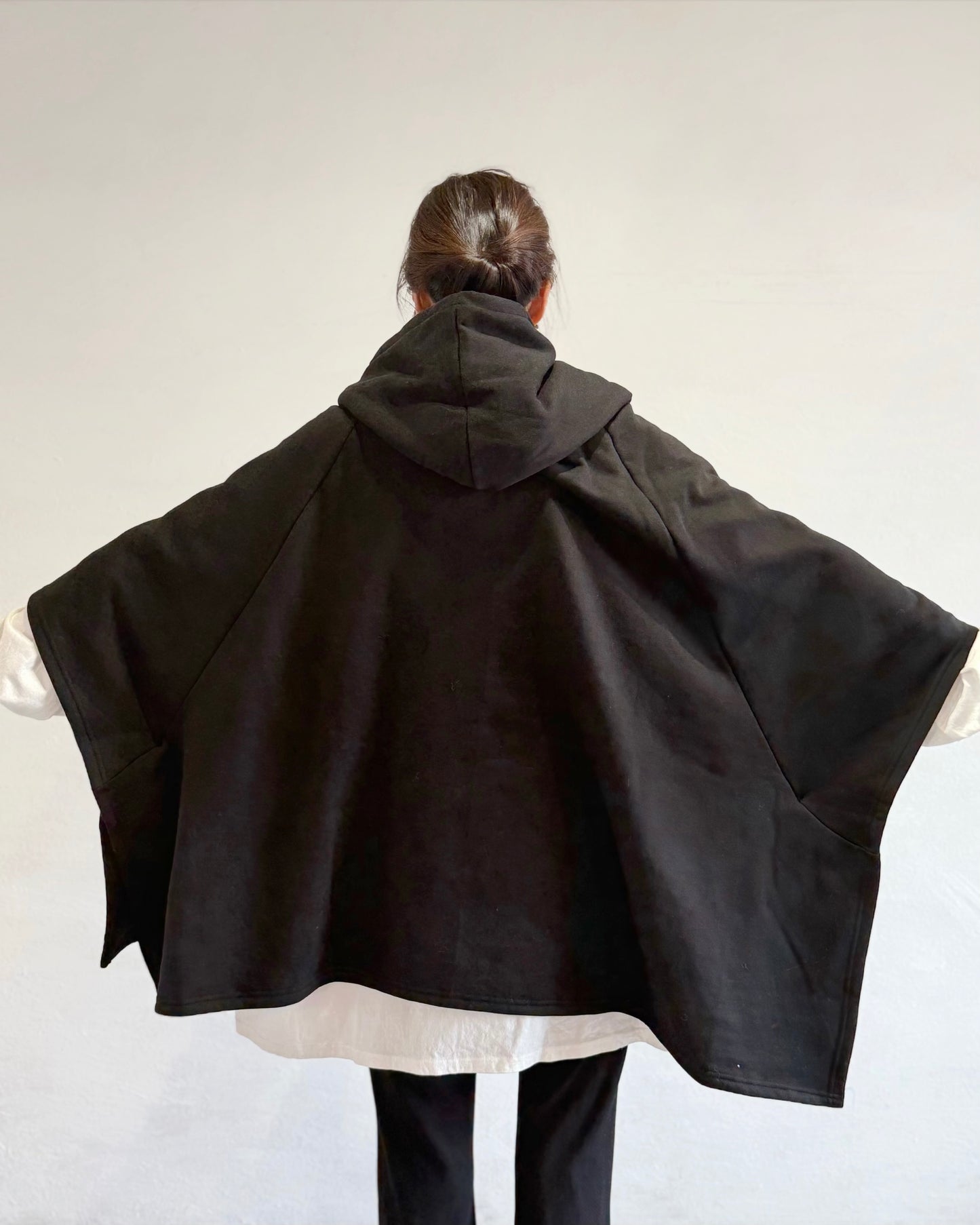 2WAYスウェットポンチョ