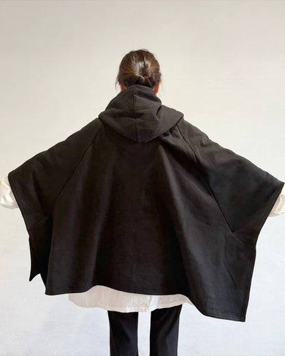 2WAYスウェットポンチョ
