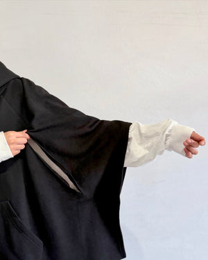 2WAYスウェットポンチョ