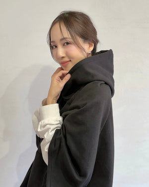 2WAYスウェットポンチョ