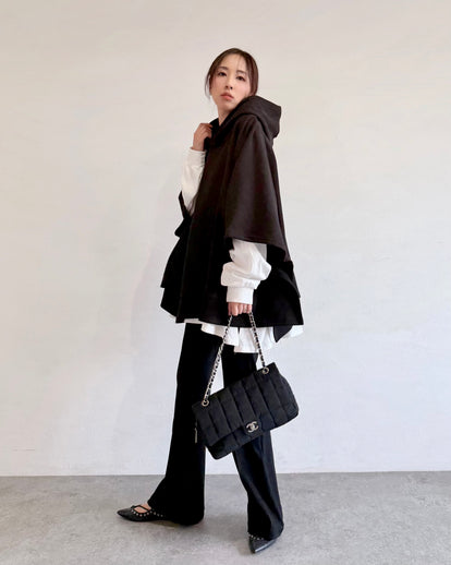 2WAYスウェットポンチョ – &DROBE (アンドローブ) 2WAYスウェットポンチョ – &DROBE (アンドローブ)