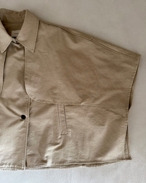 ケープショートトレンチコート