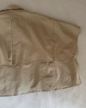 ケープショートトレンチコート