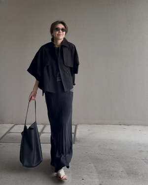 ケープショートトレンチコート