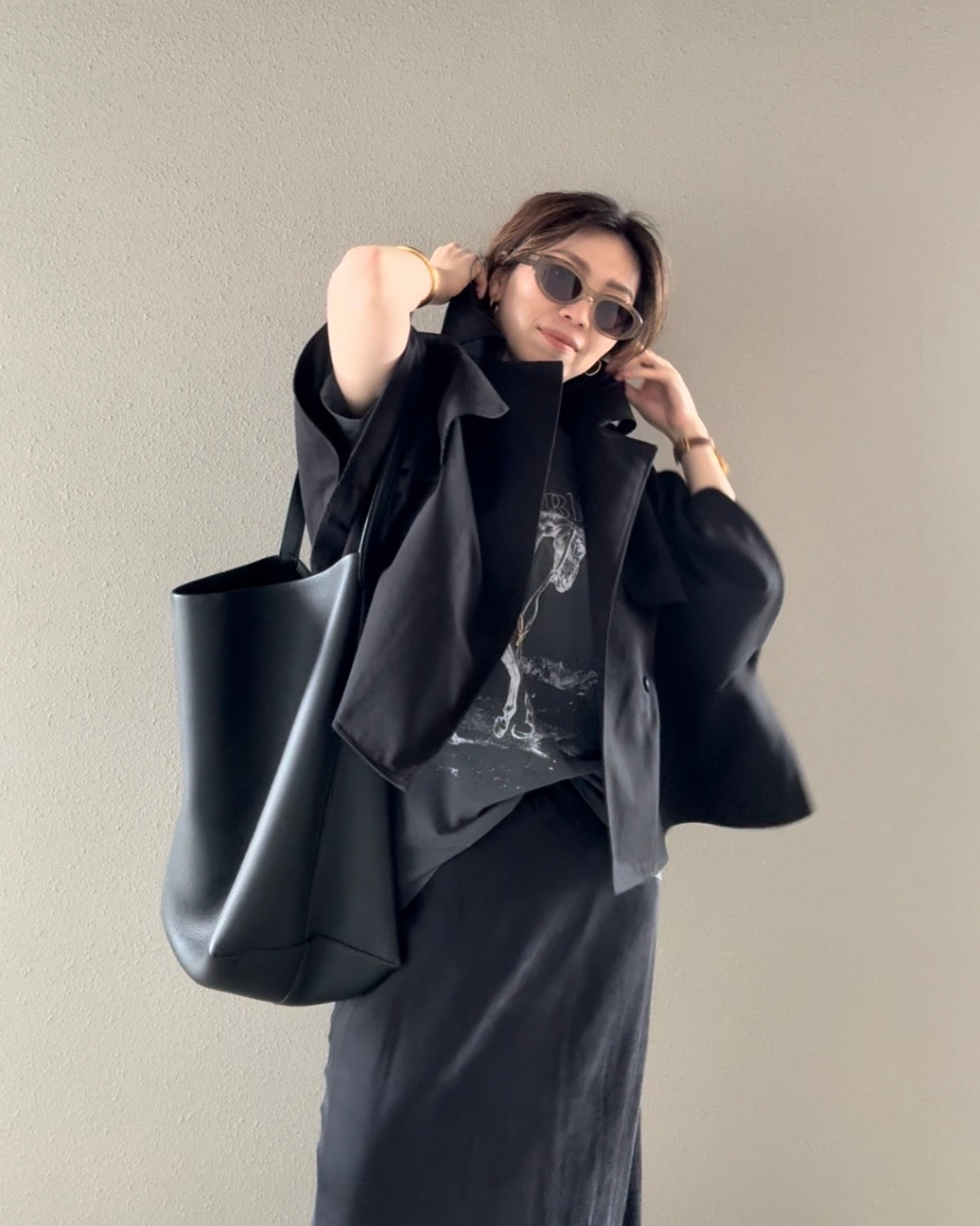 ケープショートトレンチコート