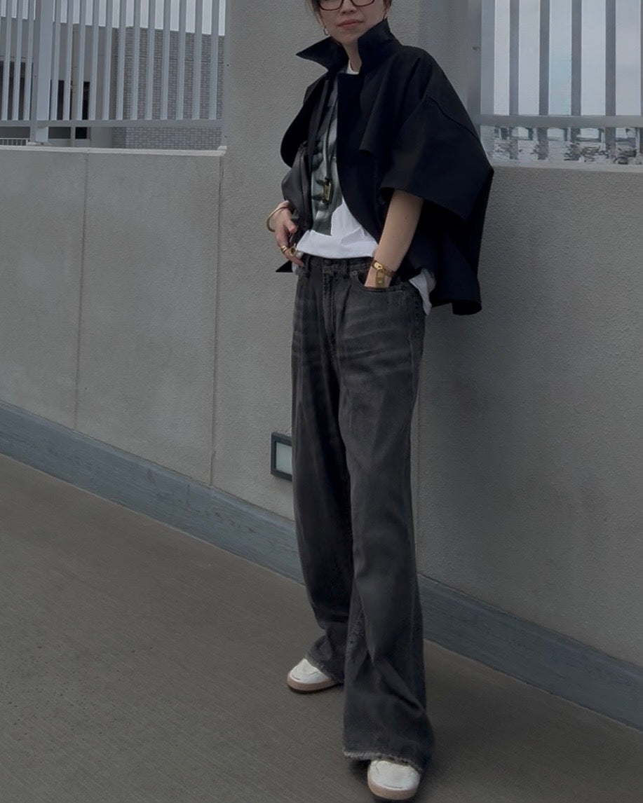 ケープショートトレンチコート