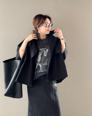 ケープショートトレンチコート