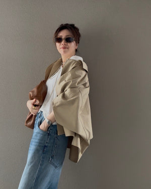 ケープショートトレンチコート