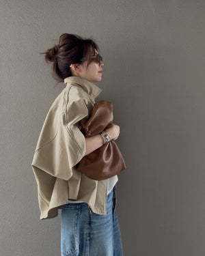 ケープショートトレンチコート