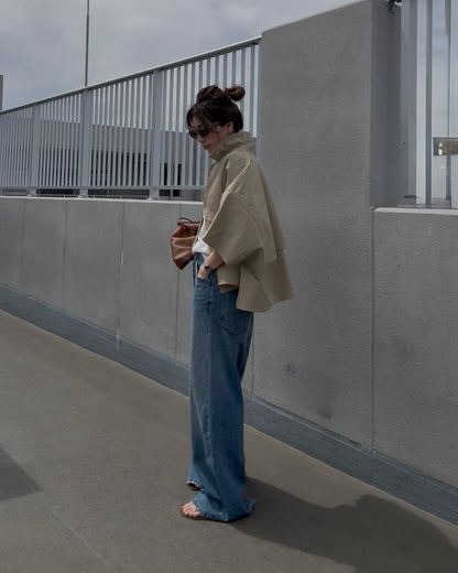 ケープショートトレンチコート