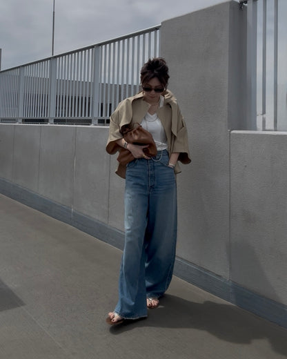 ケープショートトレンチコート