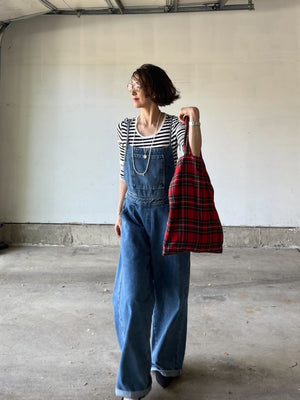 デニムサロペット