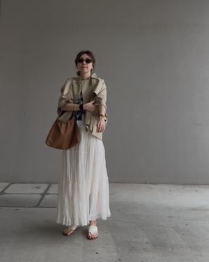 ケープショートトレンチコート