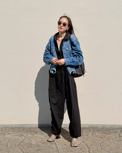 スウェットジャンプスーツ