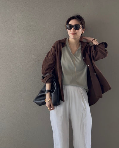 スウェードシャツ