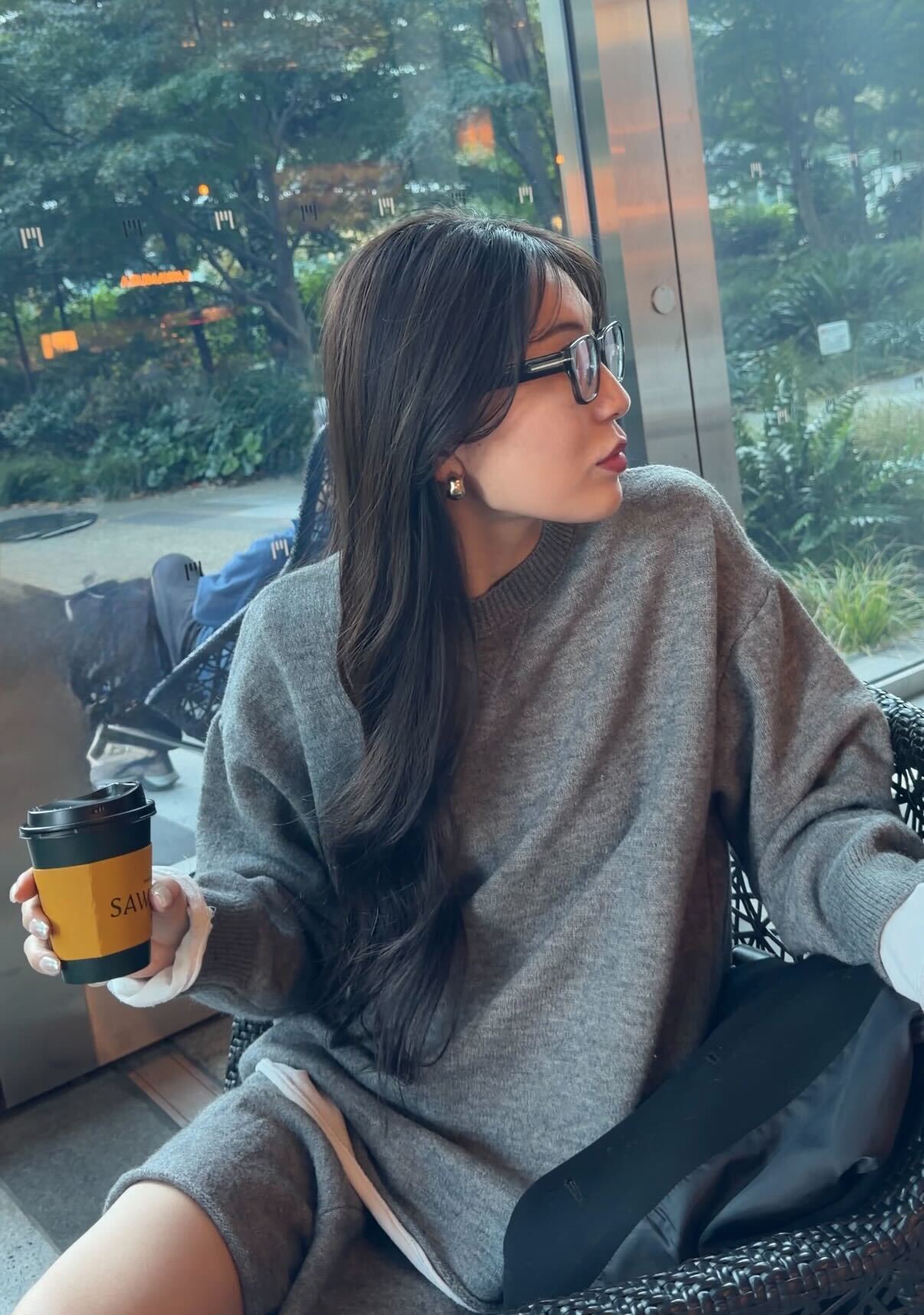 リラックスショートニットアップ