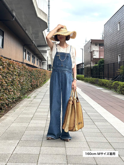 デニムサロペット