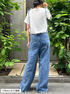デニムサロペット