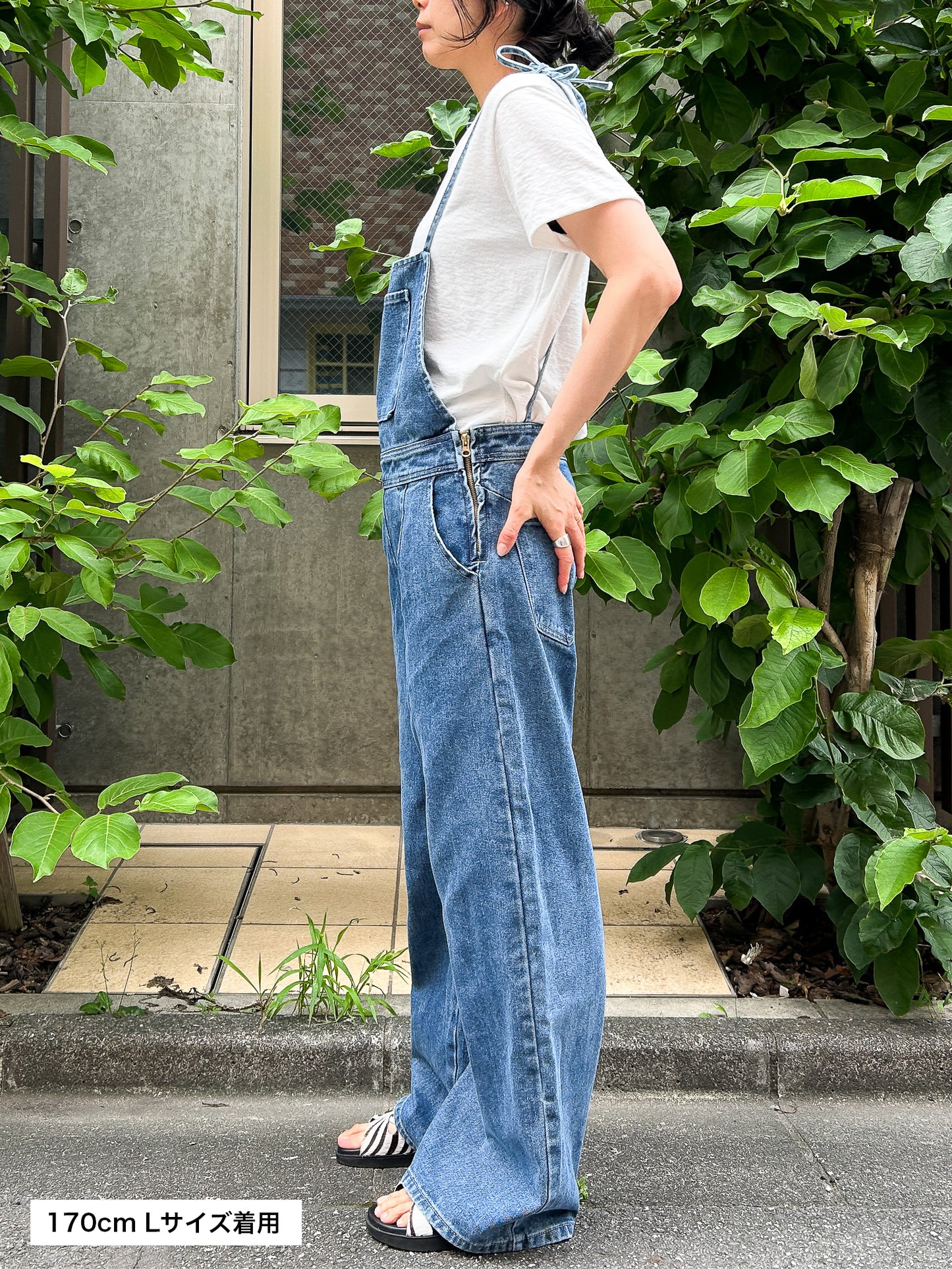 デニムサロペット