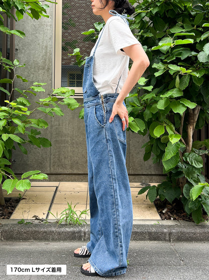 デニムサロペット