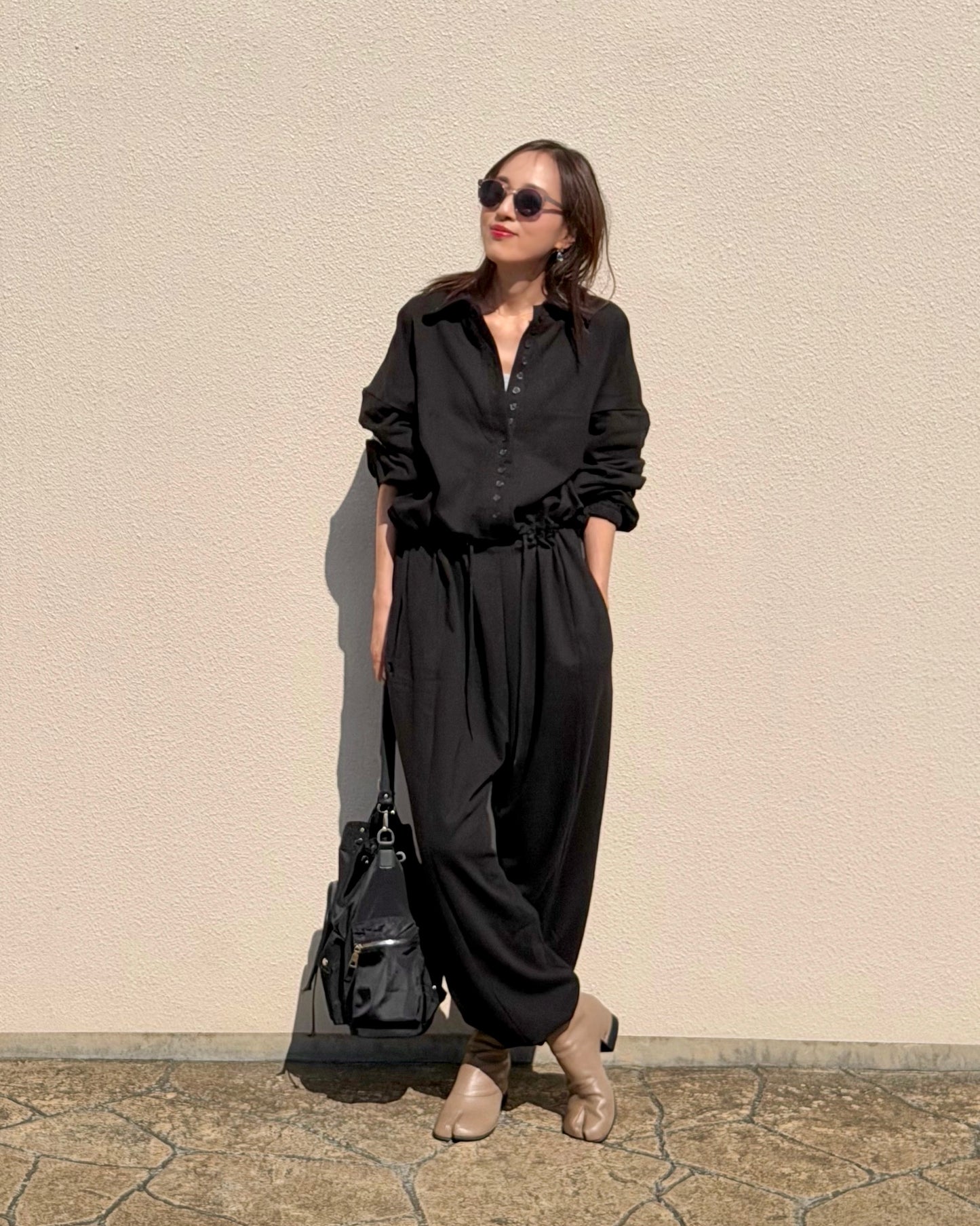 スウェットジャンプスーツ