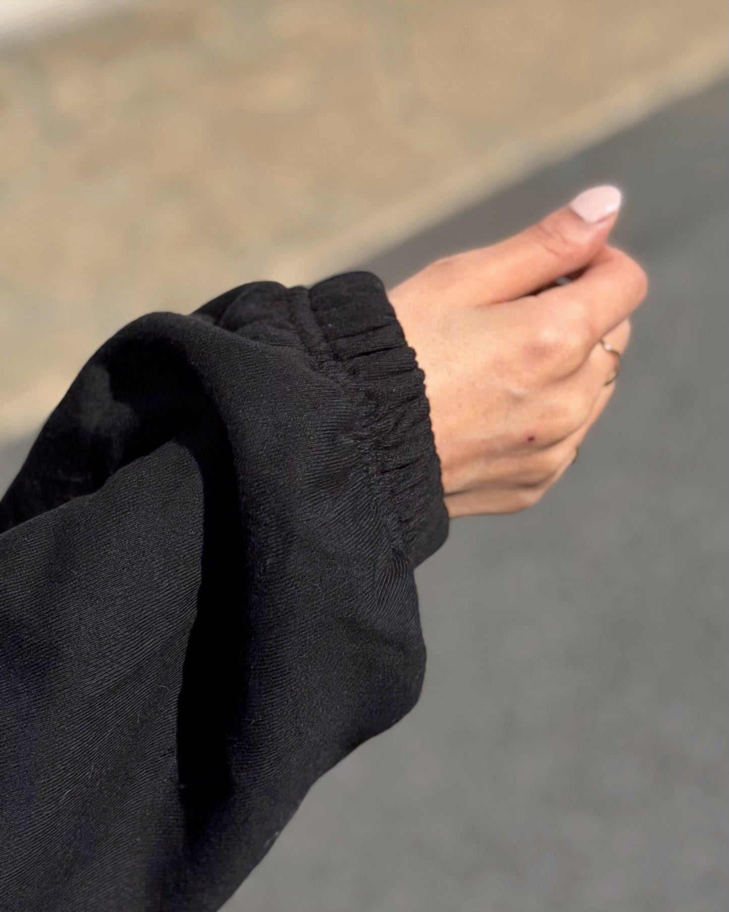 スウェットジャンプスーツ