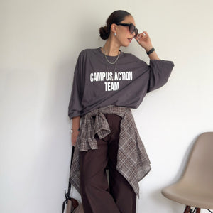 CAMPUS ACTIONロゴ オーバーロンT