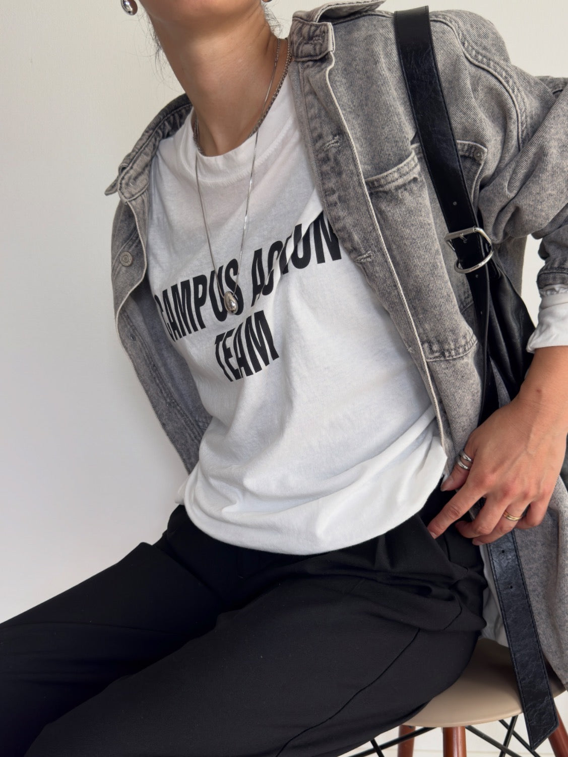 CAMPUS ACTIONロゴ オーバーロンT
