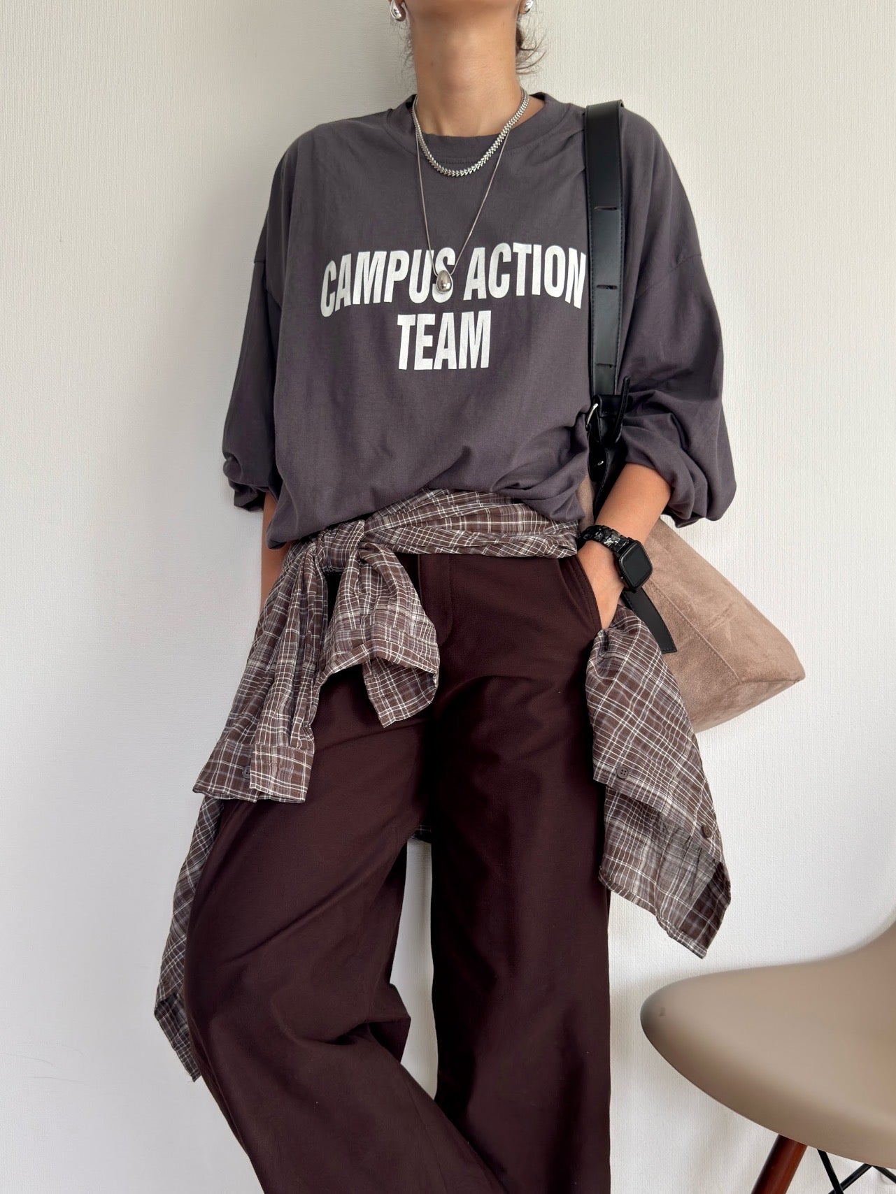 CAMPUS ACTIONロゴ オーバーロンT